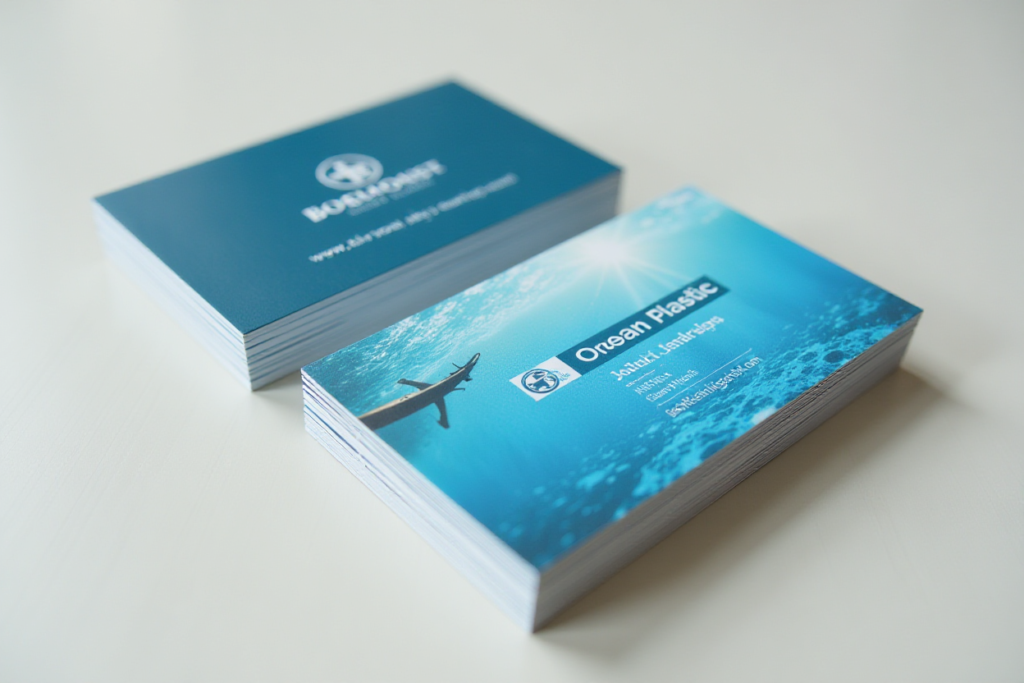 Ocean Plastic Business Card Stock