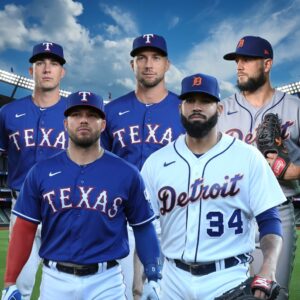 Texas Rangers vs Detroit Tigers Match Player Stats